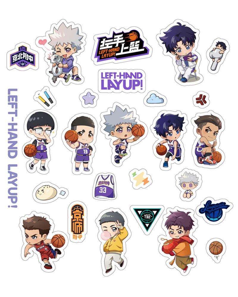 Left-hand Layup! Chibi Stickers