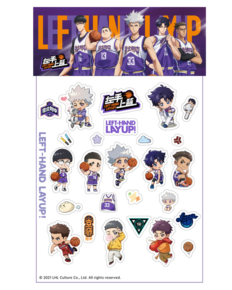 Left-hand Layup! Chibi Stickers