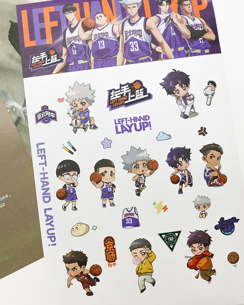 Left-hand Layup! Chibi Stickers