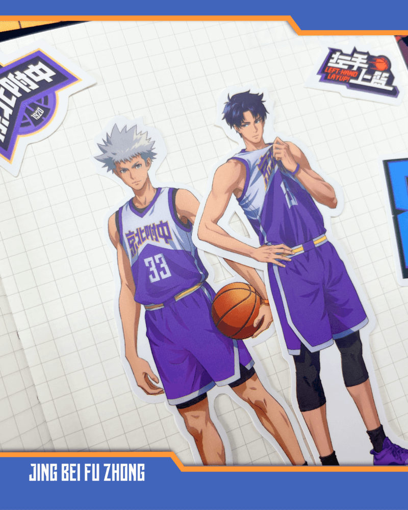 Susun Tangan Kiri! Pelekat die-cut