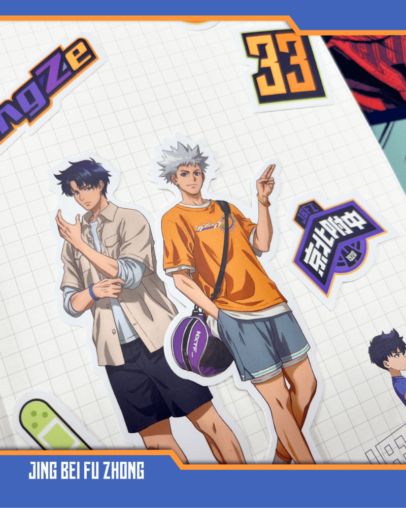 Susun Tangan Kiri! Pelekat die-cut